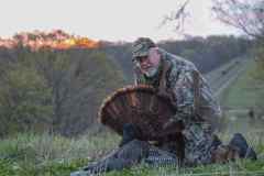 This big tom came in right off the roost! 