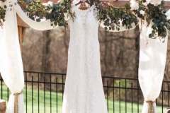 Megan Belling's wedding dress at our Sunset Valley Lodge. 
Jane Landry Photography