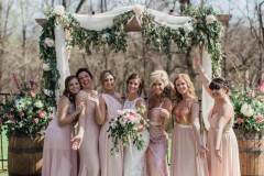 Megan Belling and her bridesmaids at our Sunset Valley Lodge. 
Jane Landry Photography