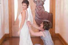 Megan Belling inside our Sunset Valley Lodge. 
Jane Landry Photography