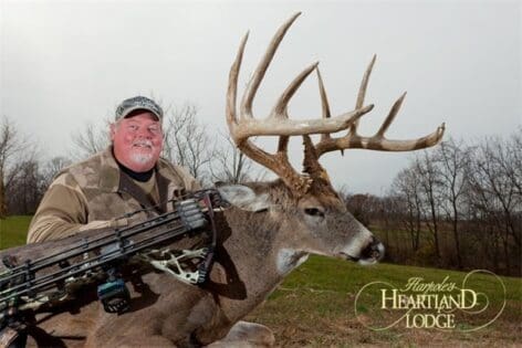 Giant whitetail buck harvested in Pike County, IL