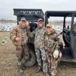 All smiles at the duck blind!