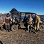 A successful duck hunt at the Lodge