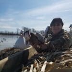 Views from the snow goose blind.