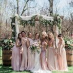 Megan Belling and her bridesmaids at our Sunset Valley Lodge.