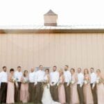 Megan Belling and James Burns who were married at our Sunset Valley Lodge.