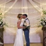 Amanda Lovekamp & John Sidwell married inside our banquet building.