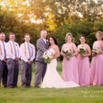 Sara Meyer and Matt Hill were married behind our Prairie Ridge Lodge.