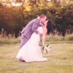 Sara Meyer and Matt Hill were married behind our Prairie Ridge Lodge.