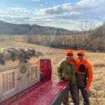 Gently rolling topography on one of our upland farms