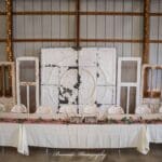 Bride and groom table