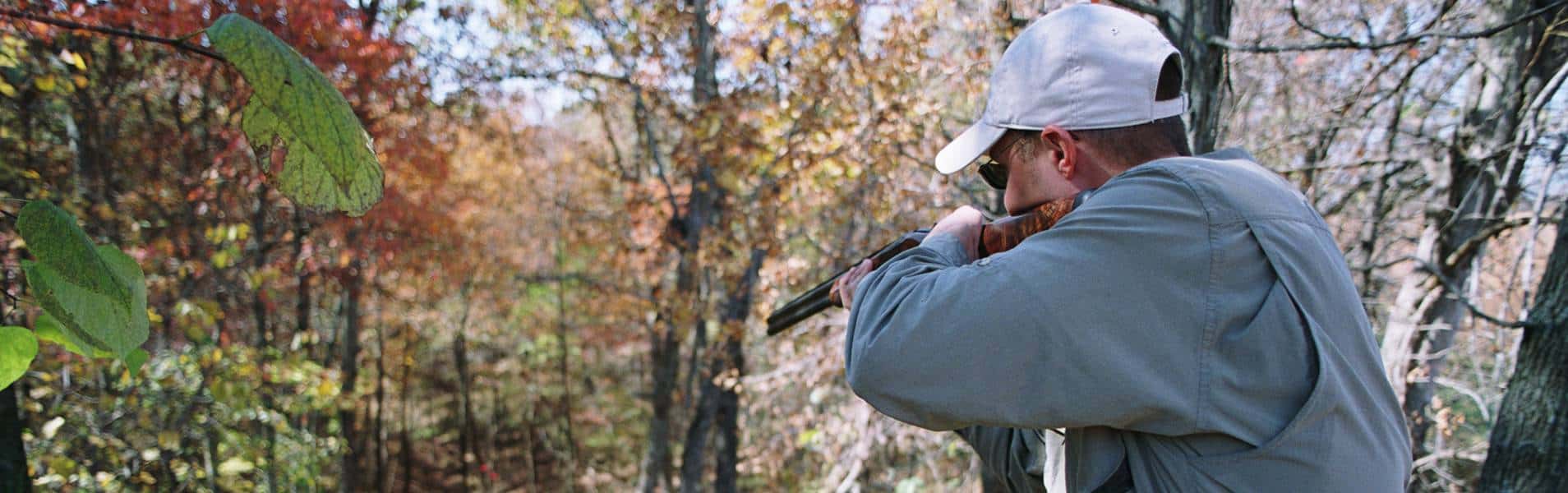 Guy Shooting Shotgun