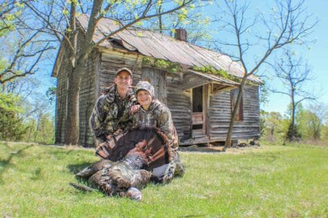 A big Eastern Turkey killed while hunting at Heartland Lodge Outfitters