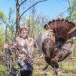 Youth turkey hunter in Illinois.