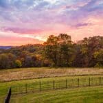 Bed and Breakfast in illinois with a beautiful view