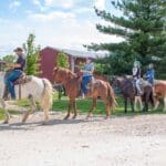 horseback riding on girls getaway weekends