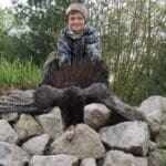 Youth hunter's first turkey.
