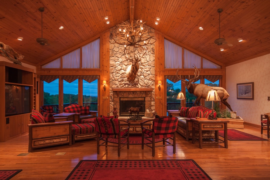 Inside view of the Sunset Valley Lodge Corporate Retreat