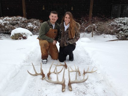 Shed Hunting in the snow