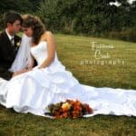 Wedding behind our Prairie Ridge Lodge