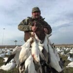 Snow goose hunting in illinois with outfitter