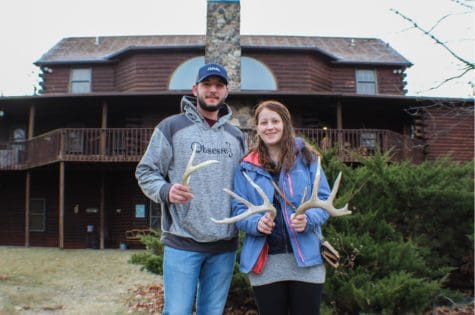 Shed antler hunting trip in Illinois