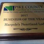 Business of the year plaque.