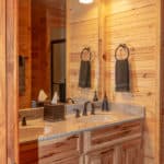Bathroom in one of our private luxury cabins.