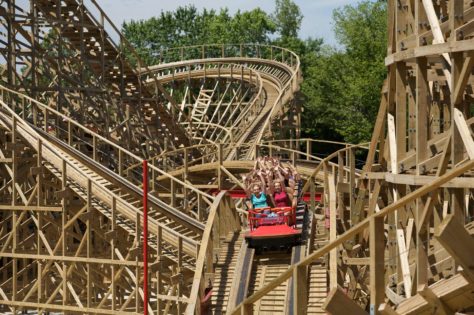 The Six Flags St. Louis Evel Knievel Coaster