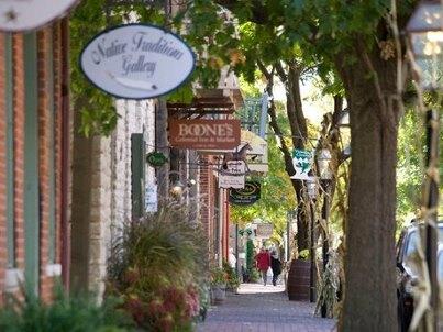 St. Charles MO is short drive away from the lodge.