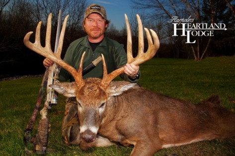 Firearm whitetail hunting in Illinois.