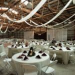 Inside view of the wedding venue.