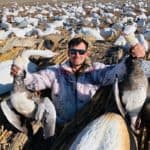 Snow goose hunting in Illinois.