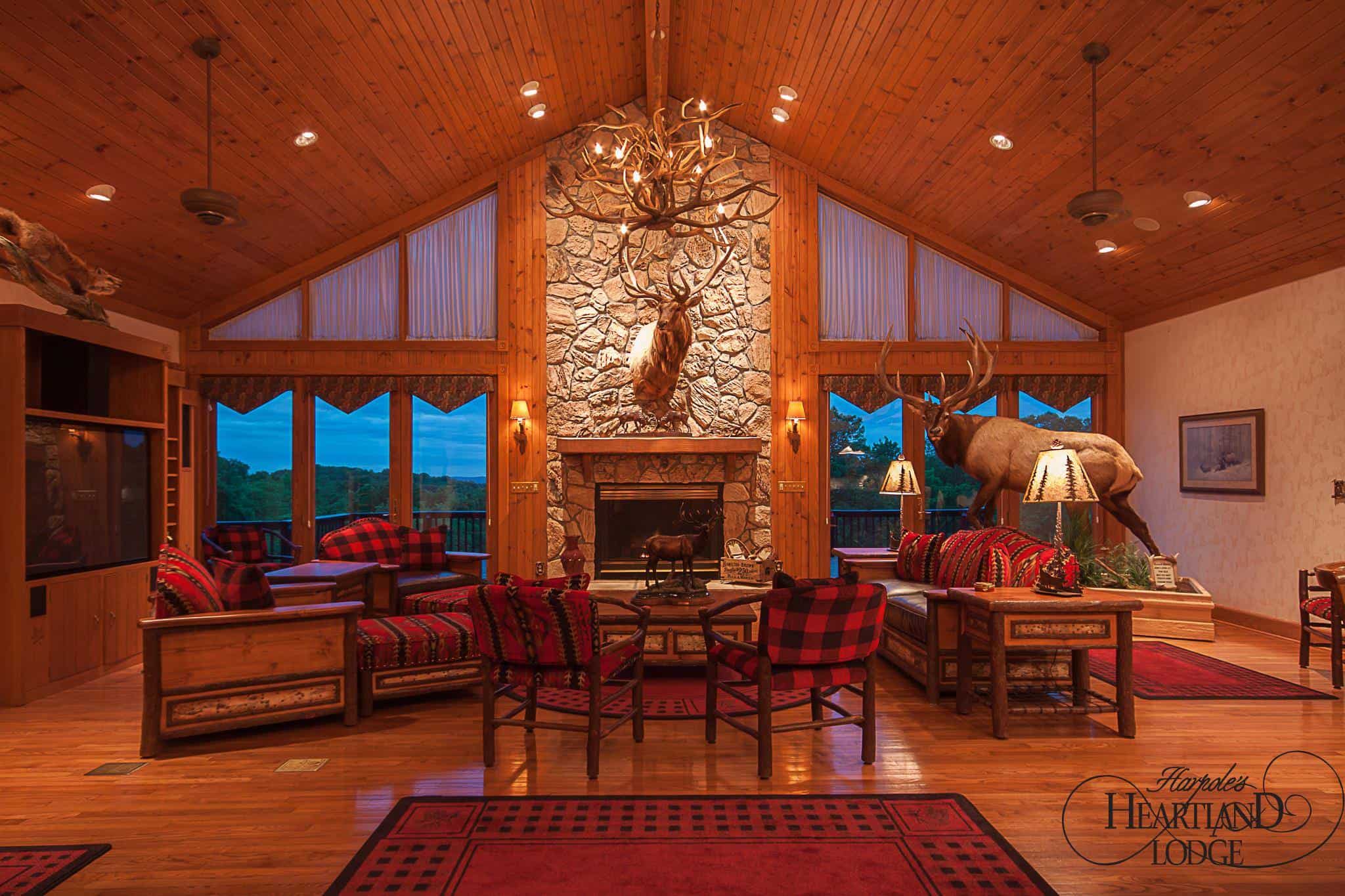 Common area in Sunset Valley Lodge
