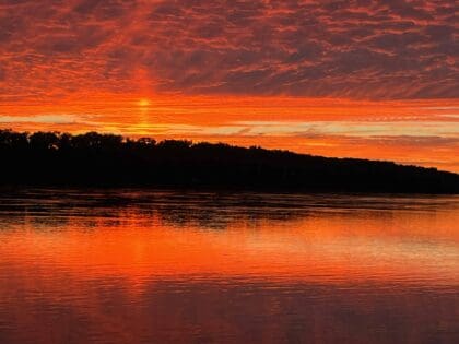 Summer nights on the river cannot be beat!