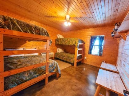 Inside View of Quail Ridge Lodge Bedroom
