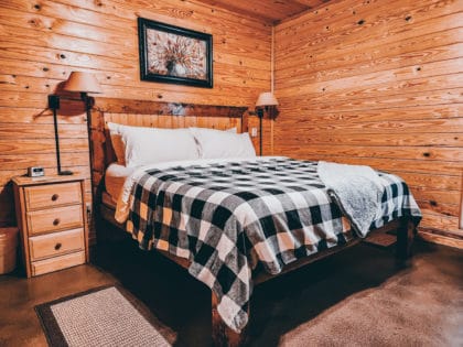 Quail Ridge Cabin Room