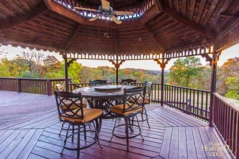 Fall back porch panoramic views 