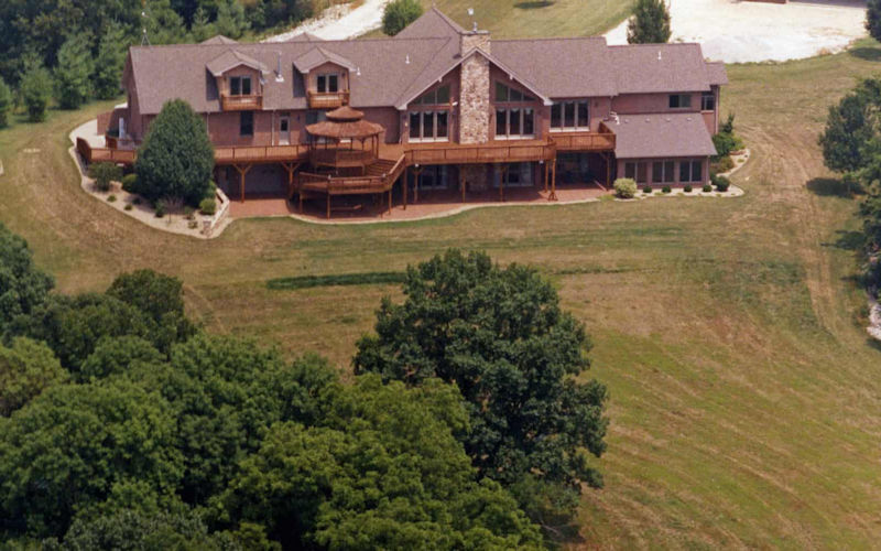 Sunset Valley Lodge Aerial View