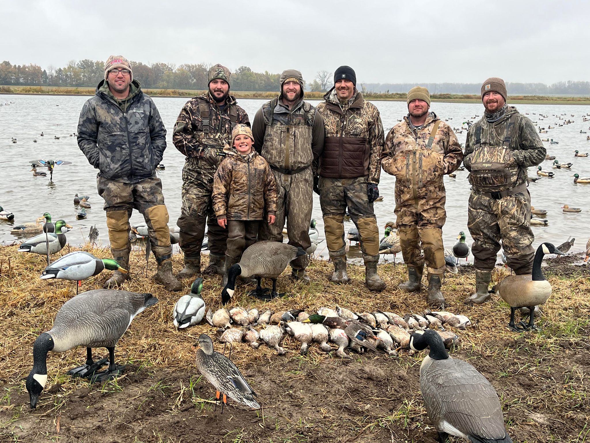 guided group duck and goose hunting